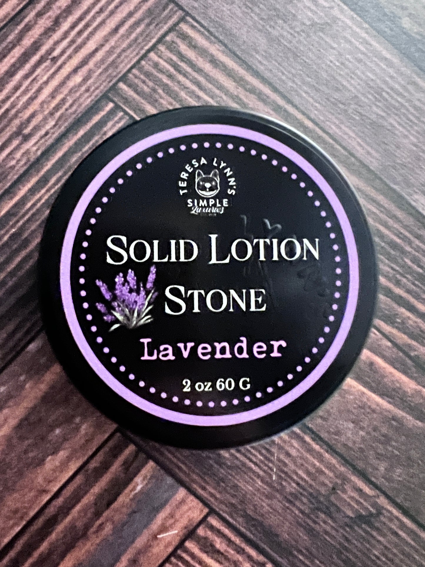 Solid Lotion Stone | Melts on Contact for Silky Soft Skin | Plastic-Free, All-Natural, 2 OZ / 60 Gr - The Preachers Daughter Candle Co
