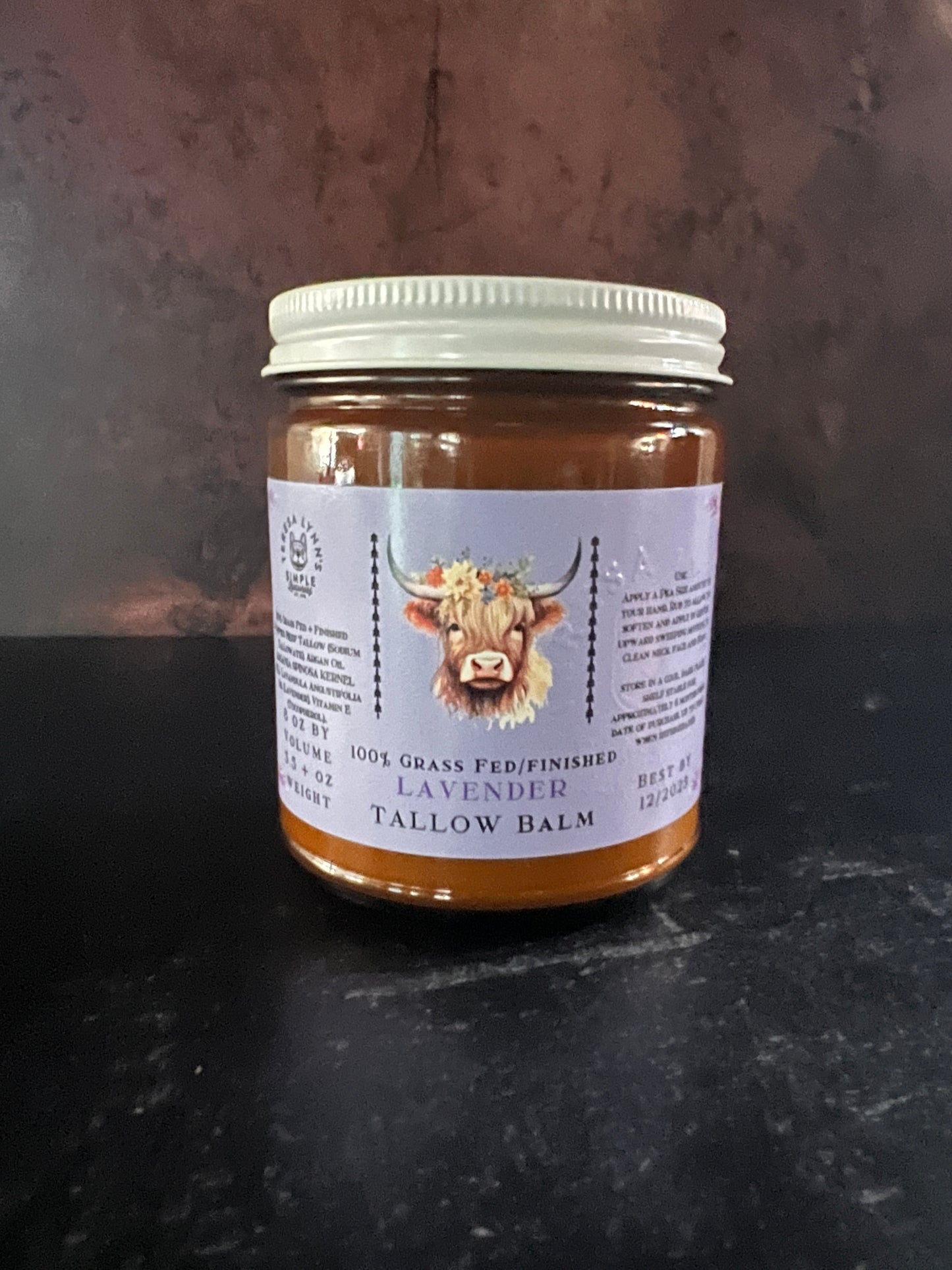 Tallow - Whipped Balm made with 100 Percent Grass Fed/Finished Beef Tallow and infused with our cult classic Ms. Laundy's Oil