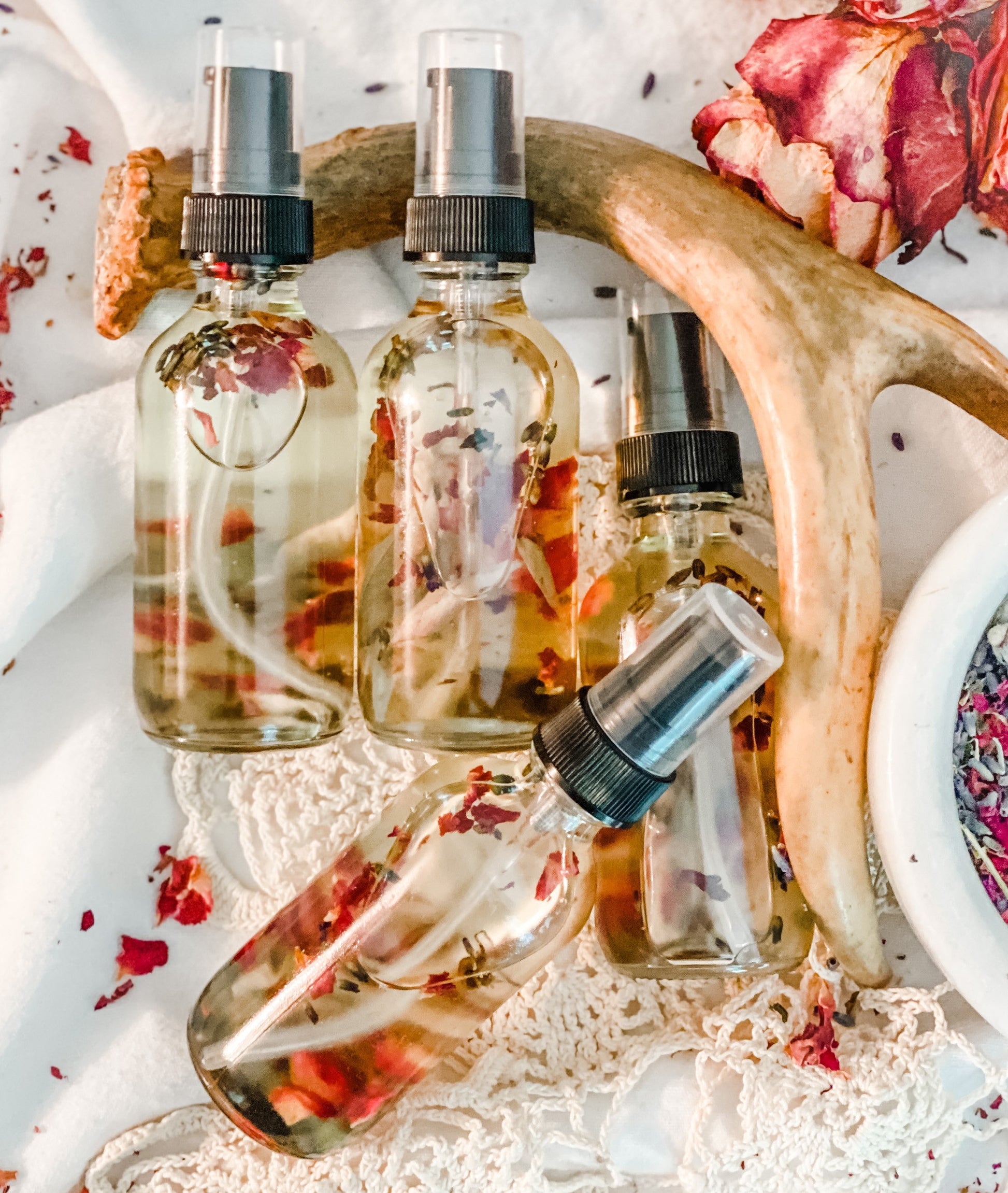 Anointing oil, Choose from: Protection, Calling Back, Love + Money, Self Care Intention Oil - The Preachers Daughter Candle Co