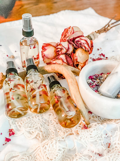Anointing oil, Choose from: Protection, Calling Back, Love + Money, Self Care Intention Oil - The Preachers Daughter Candle Co