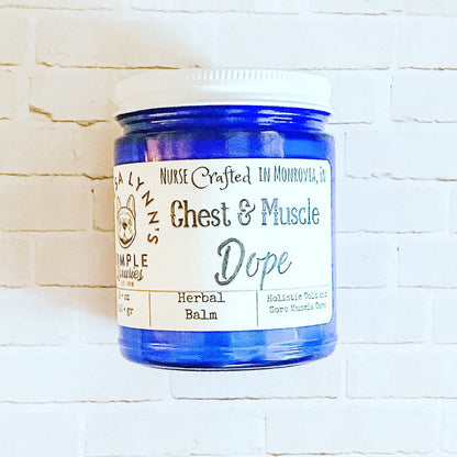 Chest and Muscle Dope, herbal support cream - The Preachers Daughter Candle Co