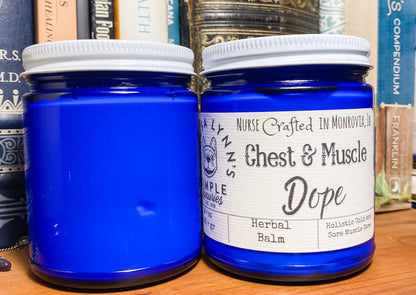 Chest and Muscle Dope, herbal support cream - The Preachers Daughter Candle Co