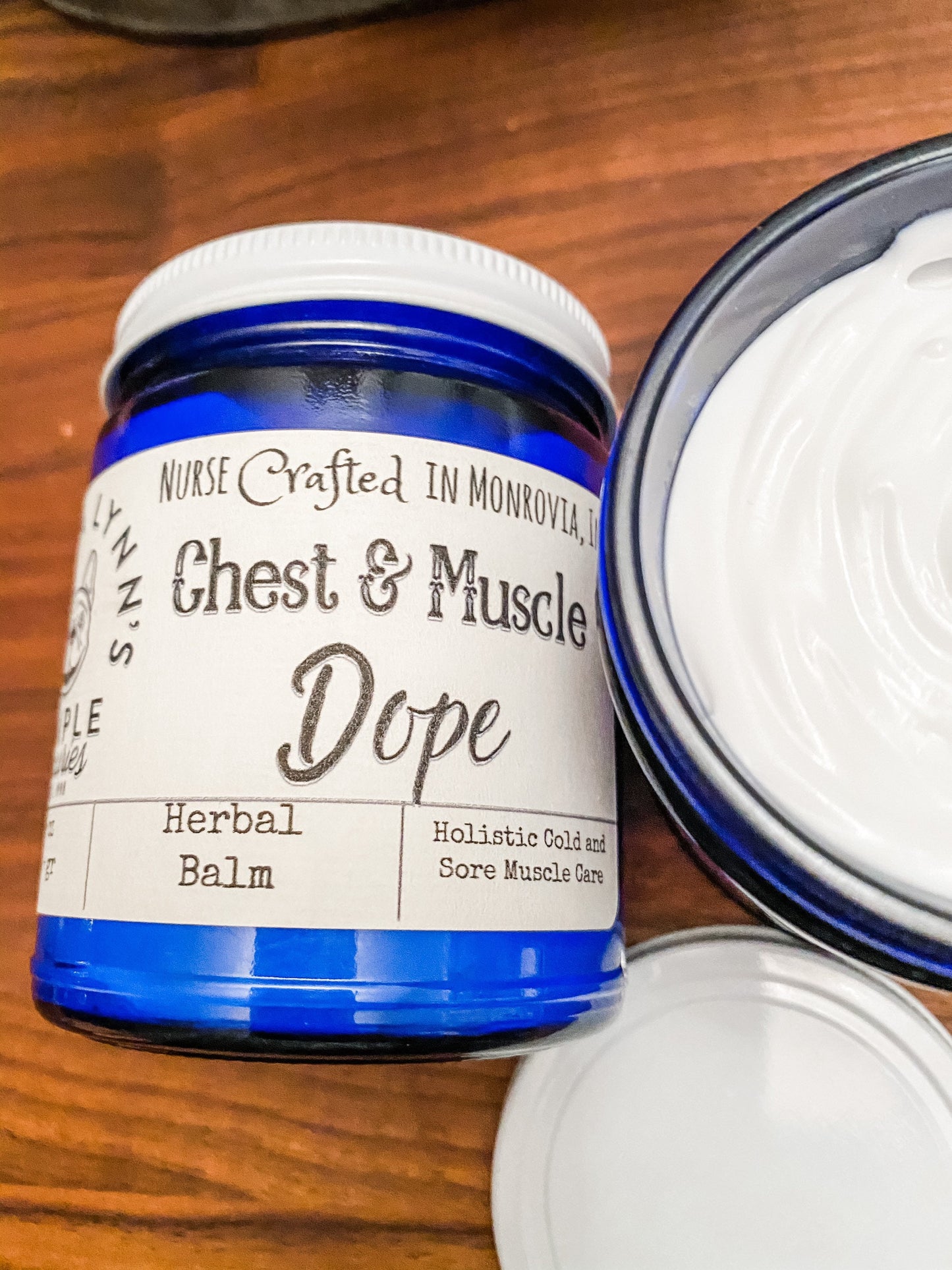 Chest and Muscle Dope, herbal support cream - The Preachers Daughter Candle Co