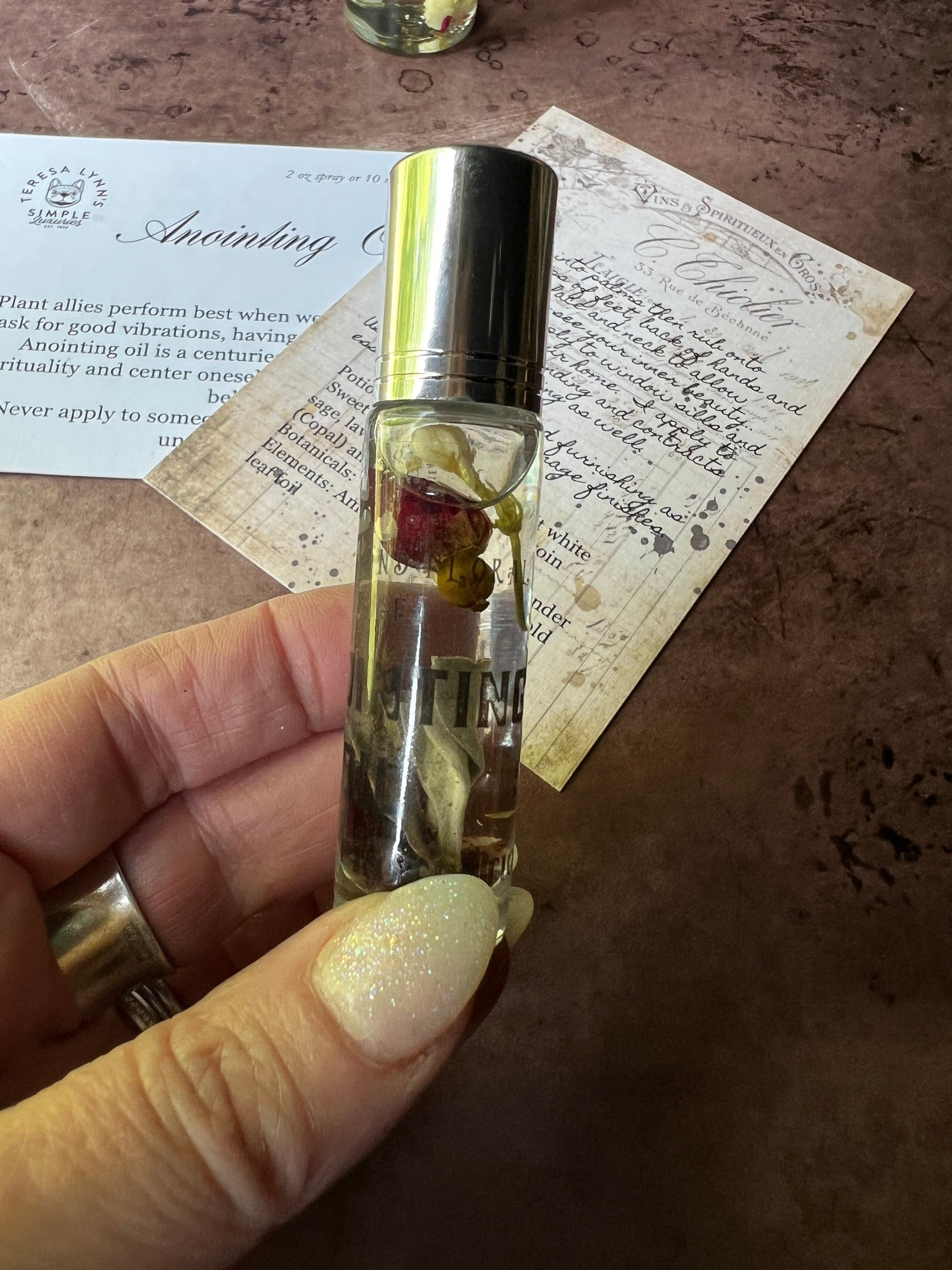 Anointing oil, Choose from: Protection, Calling Back, Love + Money, Self Care Intention Oil - The Preachers Daughter Candle Co