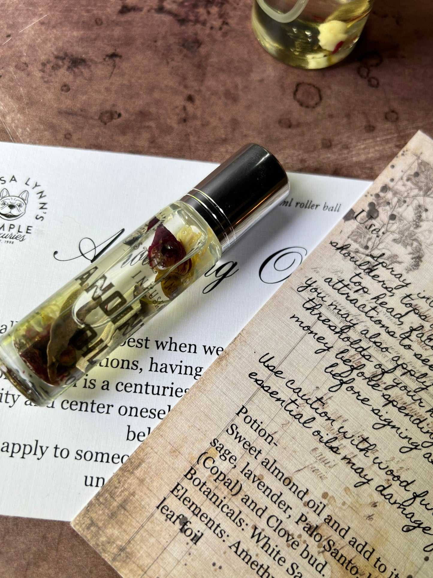 Anointing oil, Choose from: Protection, Calling Back, Love + Money, Self Care Intention Oil - The Preachers Daughter Candle Co